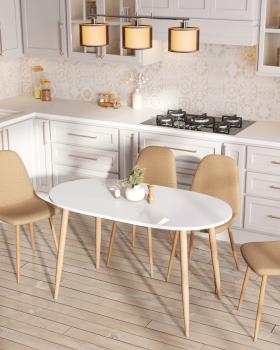 Стол обеденный STOOL GROUP Берген раскладной 160-190-220х90