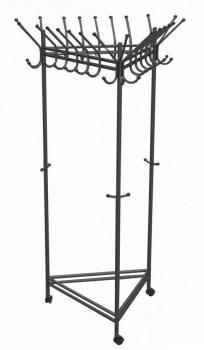 Вешалка гардеробная Мебелик на колесах Пико 21