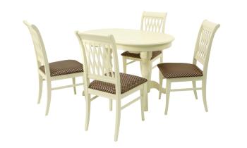 Слоновая Кость/Ромб Коричневый