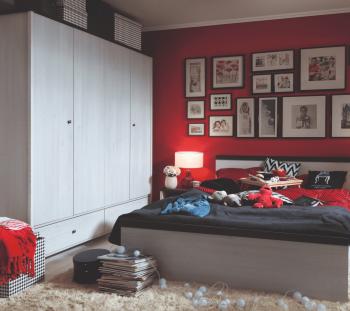 Шкаф платяной БРВ Мебель ПОРТО SZF4D2S