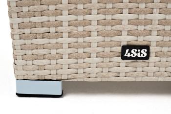 Кашпо для цветов плетеное из искусственного ротанга 4sis Капучино