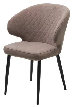 B5 Капучино, велюр / черный каркас