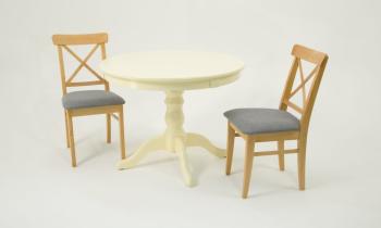 Слоновая Кость/Натур/Рогожка Серый