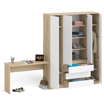 Стол письменный СВК Мори МСП1200.1 + Шкаф МШ1600.1