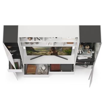 Гостиная Mobi Сидней Комплектация № 42 13.63 + 15.57 2шт + 13.201 + 13.202