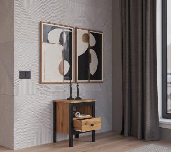 Тумба прикроватная БРВ Мебель LOFT KOM1S