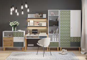 Шкаф МАМА STORY Овалы 100