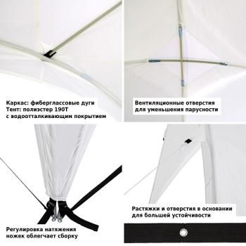 Тент садовый Green Glade 1260 полиэстер