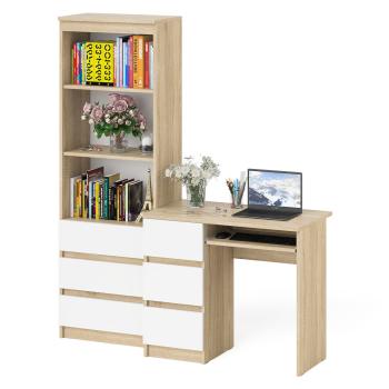 Дуб сонома/белый