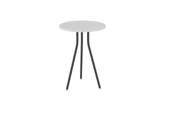 Стол журнальный Слай Белый мрамор 3 (У)