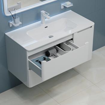 Тумба с умывальником подвесная IDDIS Edifice 100 см