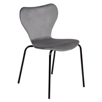 Темно-серый велюр/Черные ножки