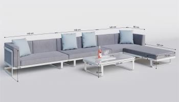 Лаунж зона Gardenini HACIENDA