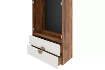 Шкаф 2-х дверный с ящиком Столлайн Тризиль 476.01