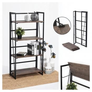 Стеллаж на металлокаркасе BRABIX LOFT SH-001