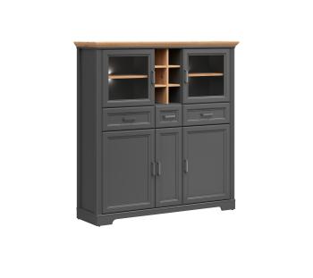 Шкаф БРВ Мебель JASMIN REG2W3D3S с подсветкой