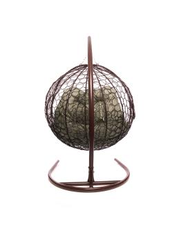 Подвесное кресло M-group ДЛЯ ДВОИХ с ротангом коричневое