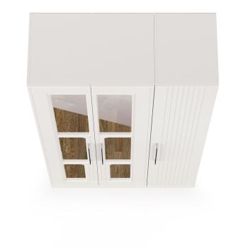 Шкаф для одежды 3-х створчатый с зеркалами Mobi Валенсия 13.329 + 13.207.01