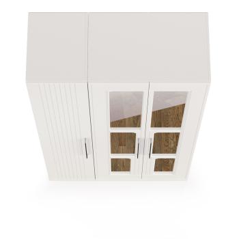 Шкаф для одежды 3-х створчатый с зеркалами Mobi Валенсия 13.329 + 13.207.01