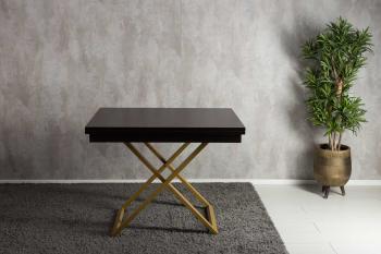 Стол-трансформер Levmar Cross D23/S90 Венге/Золото