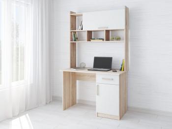 Дуб Сонома/Белый