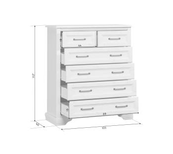 Комод БРВ Мебель STYLIUS B169-KOM6S