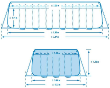 Каркасный бассейн Intex Ultra XTR Frame 26368
