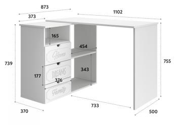 Стол угловой Compass Дримстар ДС-5