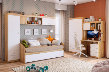 Детский гарнитур Мебельсон Форсаж К2