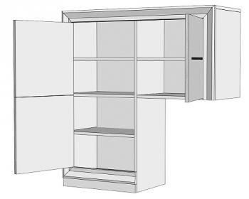Консоль приставная Мэрдэс КП100 Левая