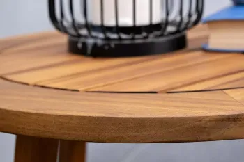 Кофейный стол Joygarden ROUND натуральный тик