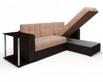 Диван Mebel-ars Атланта угловой Ткань+Экокожа