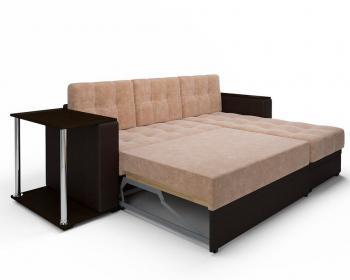 Диван Mebel-ars Атланта угловой Ткань+Экокожа