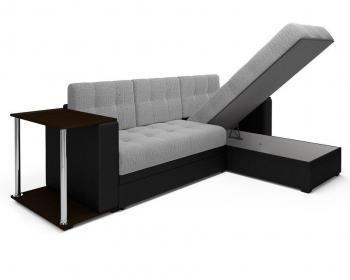 Диван Mebel-ars Атланта угловой Ткань+Экокожа