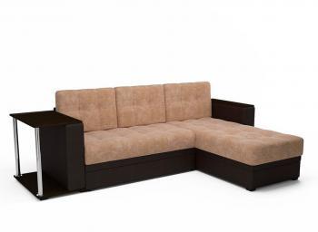 Диван Mebel-ars Атланта угловой Ткань+Экокожа