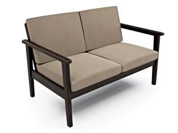 Венге/Велюр бежевый