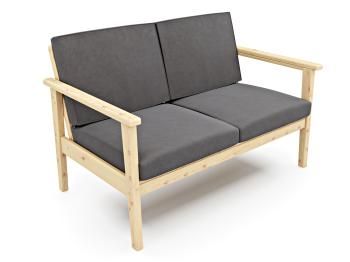 Сосна/Велюр серый