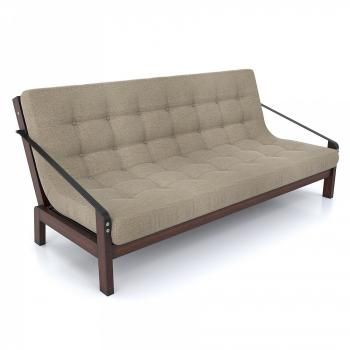 Орех/Темно-бежевая рогожка