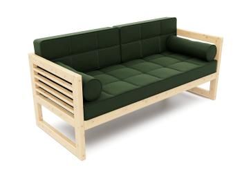 Сосна/Велюр зеленый