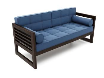 Венге/Велюр синий