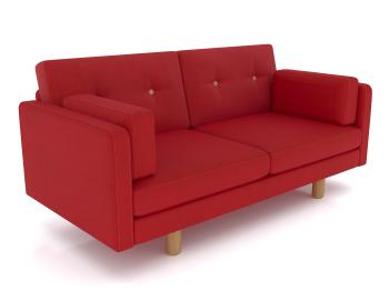 Красный велюр