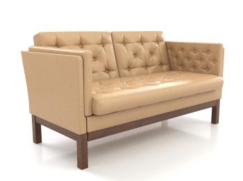 Орех/Кремовый кожзам