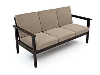 Венге/Велюр бежевый