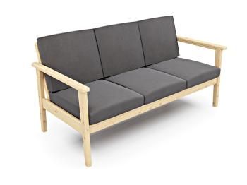 Сосна/Велюр серый