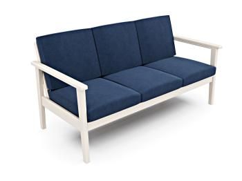 Беленый дуб/Велюр синий