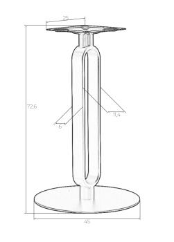 Подстолье обеденное DOBRIN ELAN