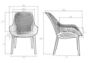 Кресло DOBRIN LONZO c УФ-защитой