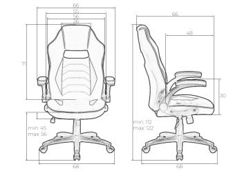 Кресло игровое DOBRIN RICK
