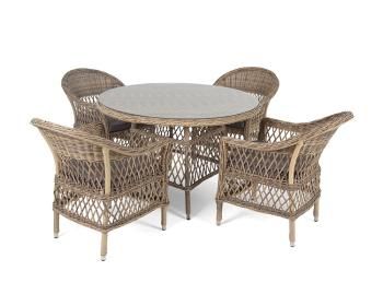 Обеденная группа из искусственного ротанга 4sis Дольче