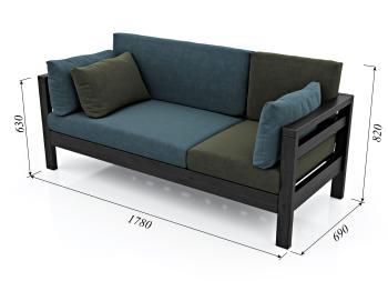 Диван прямой Arsko Домино Б